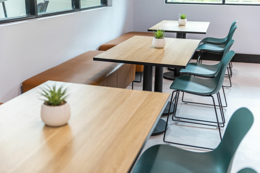 Phlow - Albemarle Project design detail of seating space in albemarle